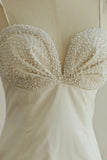 Elegant Prom Dress Spaghetti Straps Pearl Evening Dress Gala Dress HZ0319