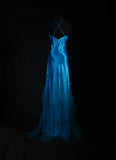 Gorgeous Prom Dress Blue V-neck Evening Dresses Birthday Party Dress Cocktail Dress HZ0319
