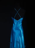 Gorgeous Prom Dress Blue V-neck Evening Dresses Birthday Party Dress Cocktail Dress HZ0319