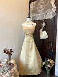 Charming Prom Dress A Line Spaghetti Straps Pleated Gala Dress Evening Dress HZ0319