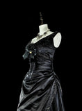 Gorgeous Prom Dress A Line V-neck Pleated Evening Dress Gala Dress HZ0319