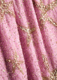 Retro Pink Sparkling Sequin V-neck Bodycon Homecoming Dress Party Dress HZ0319